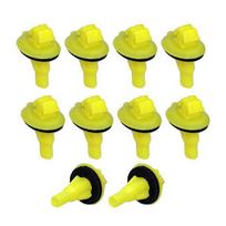 10Pcs 75394-60060 Fender Molding Clips With Sealer For Lexus Gx470 Rear Left Right yellow