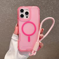 Three-in-one Magnetic Phone Case for IPhone16promax Second Generation Colorful 12 Colors For  iPhone 11