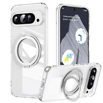 360°Rotating Stand Magnetic Phone Case For Google Pixel 10 9 8A 8 Pro XL Luxury Metal Folding Bracket Shockproof Protector Cover For Pixel 10 Pro&Case & Holder