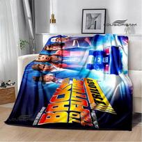 Movie Back To The Future blankets picnic blanket Warm Flannel blankets Soft and comfortable blanket bed linings Birthday Gift 75x90cm