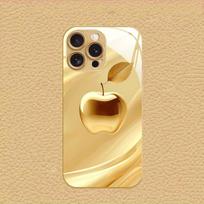 Prabangus auksinis su Apple raštu metalizuotas dažytas stiklinis telefono dėklas, skirtas iPhone 17 16 15 14 13 12 11 Pro Max 15 Plus 17 Air 16E iPhone 11