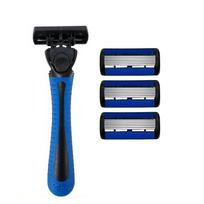 1Pcs 6-Layer Stainless Steel Safety Razor Washable Manual Blade For Travel Home Use Streamline Design
