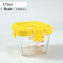 Frozen Baby Food Glass Cup Glass Baby Food Storage Jar New Food Storage Box  Little Ones geltona