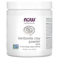 NOW Foods Bentonite Clay Powder, Pure Ingredients, 312g (11oz) 312g - 1 ea