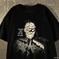 Marvel Genuine 2026 New Creative Avenger Marvel SpiderMan Graphic Print High Quality Plus Size Mens Hoodie Loose Thermal Top XL red