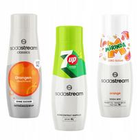 Set Of 3 Concentrates Sodastream Orange Zero + 7Up Free + Mirinda Zero