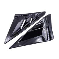 For Honda Civic Type-R 2021 Hatchback Special Rear Window Triangle Window Louvers Exterior Accessories Splitter Spoiler Diffuser Gloss Black