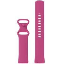 Atsparus vandeniui silikoninis sportinis dirželis, skirtas Fitbit Versa 4, Sense 2 ir Versa 3 - Aukštos kokybės Small (S) rožinė raudona spalva