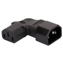 Socket Corner Plug C14 Male To C13 Female Power Adapter IEC Connector AC Plug Conversion Plug left