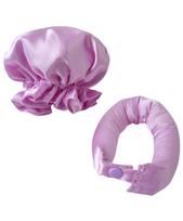 TikTok Heatless Curling Rod & Cap Set for Effortless Large Waves While Sleeping
