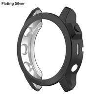 Plating TPU Case for Garmin Fenix 7s 7 7X Epix 42mm 47mm 51mm Pro (Gen 2) Cover Smart Watch Strap Bumper Hollow Protector Shell For Fenix 7s 7spro