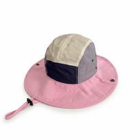 Packable Fisherman Hat Drawstring Hiking Cap Dopamine Style Bucket Hat  for Men and Women rožinė