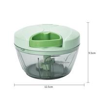 LMETJMA Manual Food Processor Vegetable Chopper Portable Hand Pull String Garlic Mincer Onion Cutter Garlic Chopper Mincer