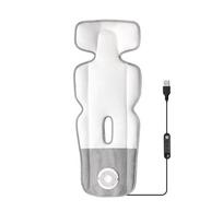 Tinklinis Vėdinamas Kūdikio Automobilinės Kėdutės Vėsinantis Pagalvėlė USB Laikmatis 3 Greičiai Kvėpuojantis Pagalvėlė Vežimėliui Aukštajai Kėdelei (Gray,Ventilation pad 890mm*350mm) pilka spalva