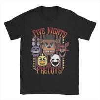 FNAF At Freddys Bonnie T Shirt for Men Cotton Hipster TShirts Crew Neck Tee Shirt Short Sleeve Clothing Gift Idea M