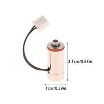 Mini Spring Solenoid Electromagnet Round Cylinder Suction Solenoid Electromagnet DC 6V-12V 2.1*1cm