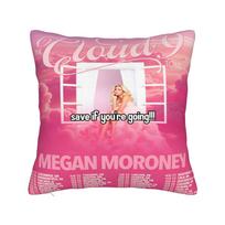 Megan Moroney Singer Cloud 9 Album Pillow Case Fashion Pillow Cover Comfy Pillowcases For Couch Sofa Bedroom Peach skin 18*18(CM)-1Pcs