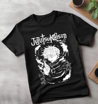 Megumi Fushiguro T-shirt Jujutsu Kaisen Gojo Satoru Horror GifT-shirt  gift for XXL