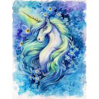 Pilnas 5D „pasidaryk pats“ deimantinis piešimas animacinis filmas „Animal Unicorn“ siuvinėjimas kryželiu namų dekoras, rankų darbo 25x30cm