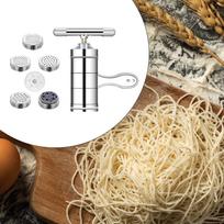 Makaronų gaminimo makaronų belaidis prietaisas nerūdijančio plieno virtuvės nešiojamas buitinis presas with 6 Pasta Shapes