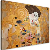 Canvas print, Woman portrait abstract - G. Klimt 60x40