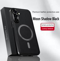 Skirta Samsung Galaxy S25 S24 Ultra dėklas PU + TPU galinis dangtelis Galaxy S23 S22 Plus telefono dėklas Skirta Samsung S24 S21 FE 5G Prabangus dangtelis Samsung S25 juoda