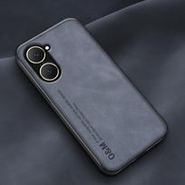 Shockproof Case for VIVO Y03 Y18 Y28 Y28S 5G Y17S Y27 Y16 Y35 Y02 Protective Cover Magnetic Suction Car Holder Coque Funda Capa For VIVO Y03 4G mėlyna