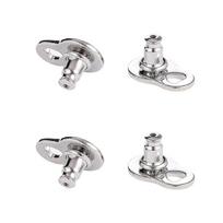 4PCS Droop Resistant Earring Backs Heart Lifters For Heavy Earrings Secure Locking Design Sturdy Copper Material balta
