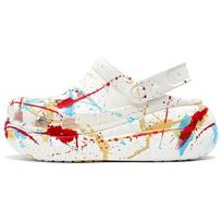 Crocs Crush Clog Suisaku Mo Lan Pirkimas Dopamino Rašalo Taškų Tendencija Asmenybė Skylėtos Avalynės Unisex Tas Pats Raudonas, Geltonas Ir Mėlynas 38-39