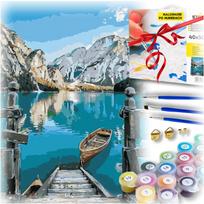 Paint by number kit with frame - a gift for art lovers