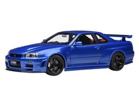 AUTOart NISMO R34 Bayside Blue 1/18 GT-R Z-tune (Baigtas modelis)