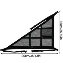 Car Strong Net Bag Load-Bearing Mesh Car Roof Storage Capacity Car Ceiling Auto Accessories Organizer Triangle Net for SUV truck juoda