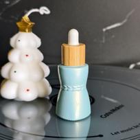 12ml Glass Pipette Bottle Empty, Light-Protective Dropper Container for Essential Oil, Portable Sample Vial