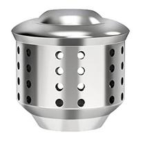 1Pc Stainless Steel Universal Moka Pot Stovetop Espresso Aluminum Coffee Maker Accessories Anti-Splash Valve Cover