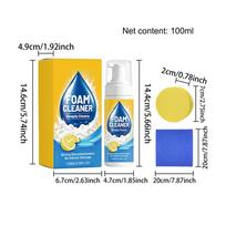 Spray Foam Cleaner 100ml Multi Surface Mold Stain Remover for Kitchen Oil Bathroom Tile Car Sofa Upholstery Restore Shine