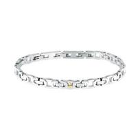 Maserati Jewels Silver Tone Stainless Steel Bracelet JM425AVD99 For Men