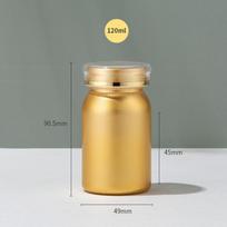 Sample Tablet Packaging Bottle Container Pill Packer Plastic Jars Capsule Bottles With Lid For Pill 100/120/150/225ML