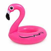 Didelė rožinė flamingų plaukimo priemonė - SIROCO - Didelė rožinė flamingų plaukimo priemonė - 120 cm - Atsparus PVC - Didelis mišraus dydžio rožinė