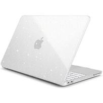 Case for MacBook Neo 13 Inch 2026, Transparent Glittering Anti-slip Hard Protection