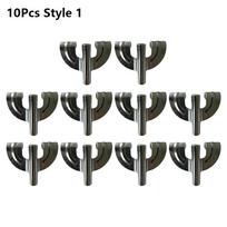 10Pcs/Set New Wear-resistant Bass Drum Claw Hook Sturdy Percussion Drum Mount Hook Metal Bass Drum Parts Hardware Repair black