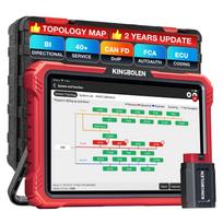 KINGBOLEN K10 PRO Full System OBD2 34 Car Scanner With CANFD DOIP Reset ECU Coding Car Diagnostic Tool for All Vehicles 10 Battery Powered