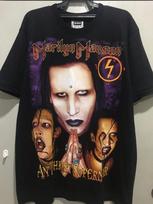 Marilyn Manson „Antichrist Superstar“ Marškinėliai Juodi Unisex Pakartotinis spausdinimas KH6446 S brown