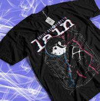 Anime Cyberpunk Serial Experiunisexts Lain Black Tshirt All Size S