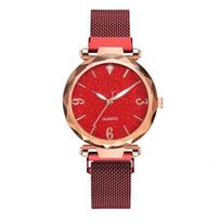 Hi Fashion Watch Prabangūs moteriški kvarciniai laikrodžiai, vandeniui atsparūs moteriški laikrodžiai, moteriški rankiniai laikrodžiai raudona