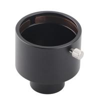 Metalinis 1,25  į 2  teleskopo okuliaro adapteris 31,7 mm į 50,8 mm tvirtinimo adapteris black