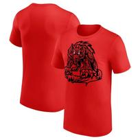 Men's Women Red Jacob Fatu Tribal Wolf T-Shirt Summer Oversize Tee Shirt 2025 New Fashion Sports Children Clothes Tops S red