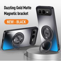 For Google Pixel 10 9 9A 8 8A 7 7A Pro XL Magnetic Ring Stand Back Phone Case Magsafe Ring Lens Protective Cover Coque Google Pixel 9 juoda