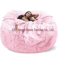 Lazy Sofa Bean Bag - Round Sponge-Wrapped Tatami Cover 135cm x 65cm