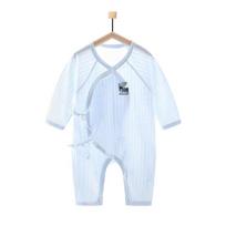 Newborn Cotton Long Sleeve Tagless Onesie - Summer-Ready, Air Conditioning Pajamas 73cm (7.2-9kg, 66-73cm)