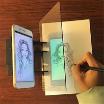Nešiojama optinė piešimo ir kopijavimo lenta Imitacinis sekimas su projekciniu ekranu Mokymosi įrankis Tinka mobiliajam telefonui ir planšetiniam kompiuteriui juoda